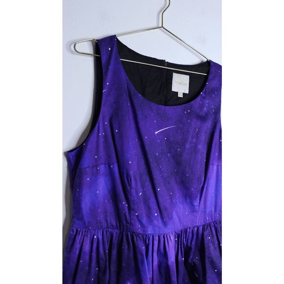 Modcloth Purple Starry Night Midi Dress - Picture 5 of 5